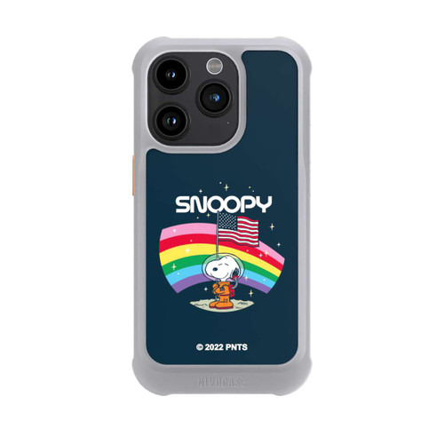 Apple iPhone 15 Pro NIVOmax Snoopy Weltraumreisender Regenbogen