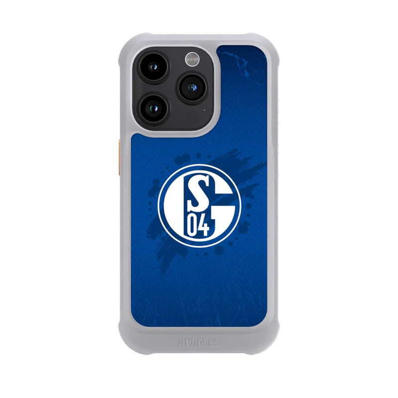 iPhone 15 Pro NIVOmax Schalke 04 Farbe Fleck Blau