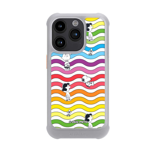 Apple iPhone 15 Pro NIVOmax Snoopy Pattern Rainbow