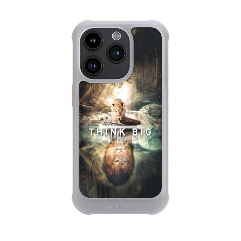 iPhone 15 Pro NIVOmax Think Big Lion