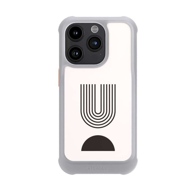 iPhone 15 Pro NIVOmax Modern Art Black Lines