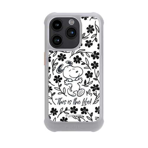 Apple iPhone 15 Pro NIVOmax Snoopy schwarz und weiß This Is The Life