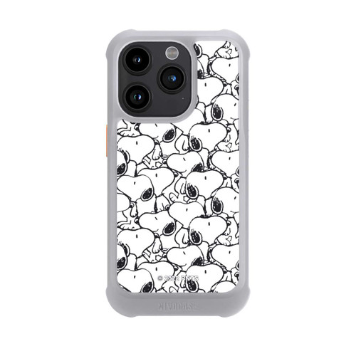 Apple iPhone 15 Pro NIVOmax Snoopy Muster Schwarz und Weiß