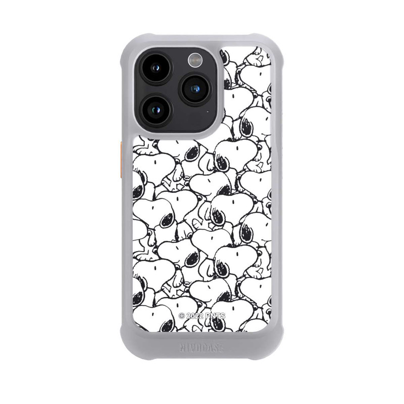 iPhone 15 Pro NIVOmax Snoopy Pattern Black And White