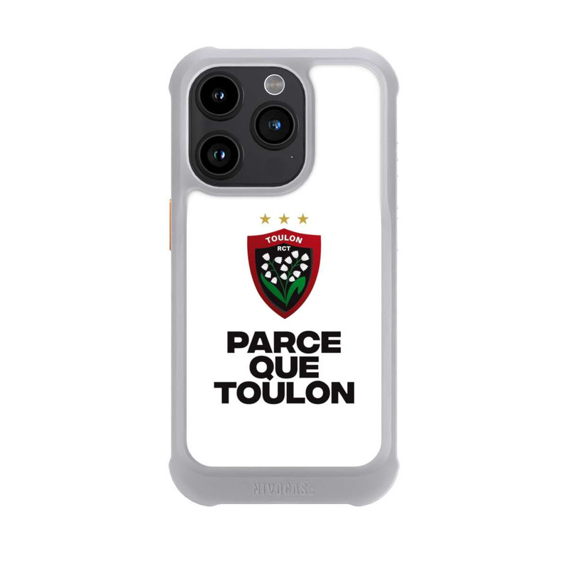iPhone 15 Pro NIVOmax Parce Que Toulon Blanc
