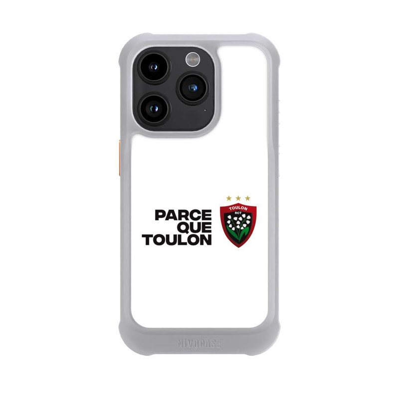 iPhone 15 Pro NIVOmax RC Toulonnais PQT Blanc