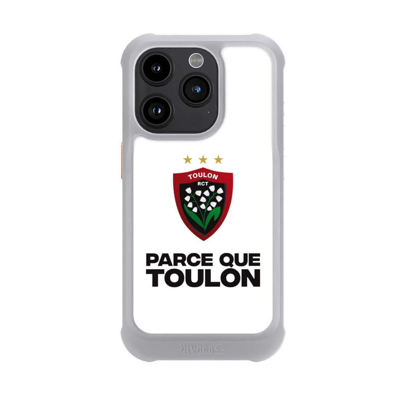 iPhone 15 Pro NIVOmax RC Toulonnais Blanc