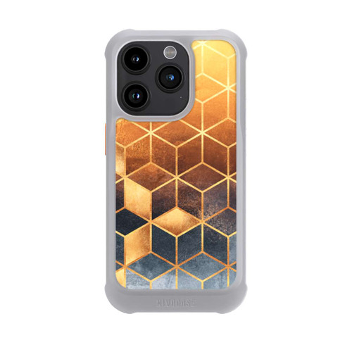 Apple iPhone 15 Pro NIVOmax Würfel goldener Farbverlauf