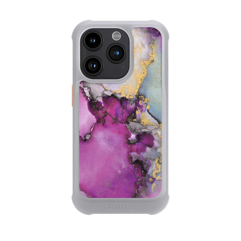 iPhone 15 Pro NIVOmax Alcohol Ink Art Pink