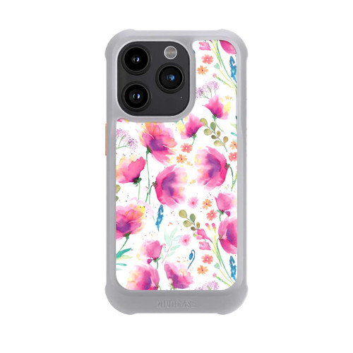 Apple iPhone 15 Pro NIVOmax Watercolor Abstract Poppies