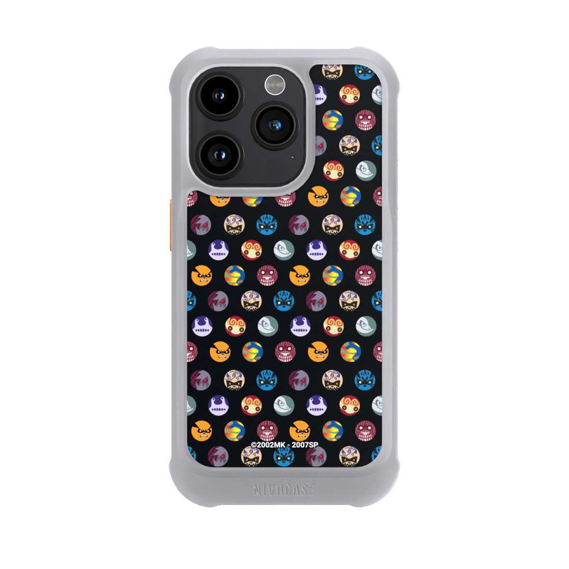 iPhone 15 Pro NIVOmax Bijuu Muster Schwarz