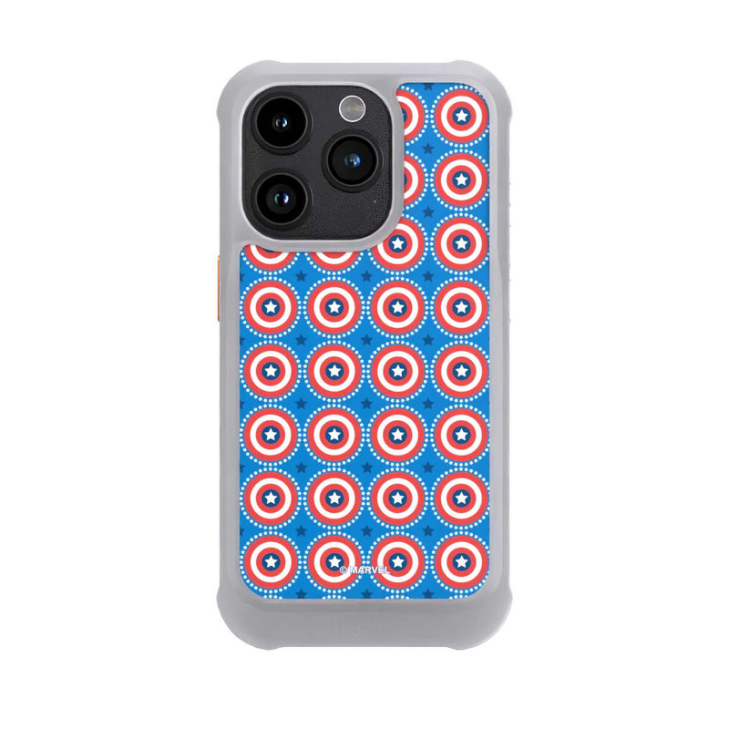 iPhone 15 Pro NIVOmax Captain American Shield Pattern
