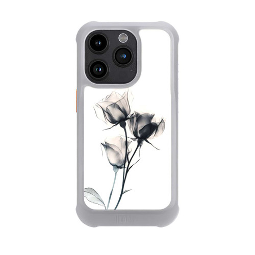 Apple iPhone 15 Pro NIVOmax Schwarze Blume