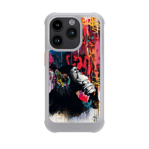 Apple iPhone 15 Pro NIVOmax Chimp Blue Streetart