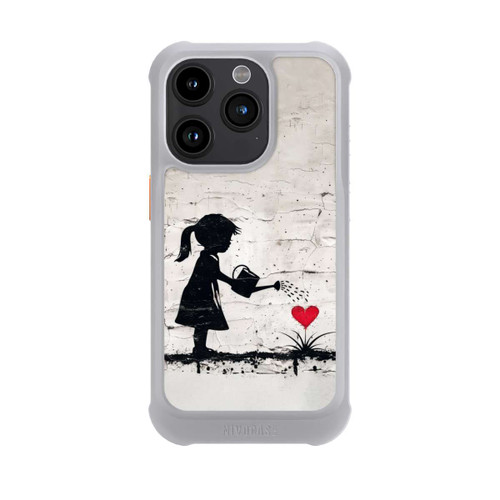 Apple iPhone 15 Pro NIVOmax Girl Watering Bunch of Flowers 