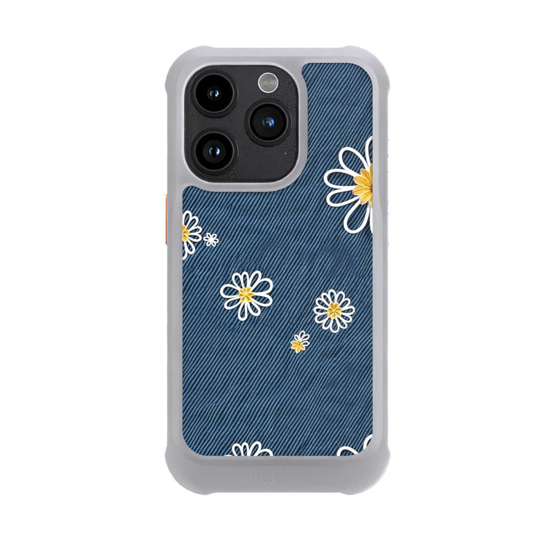 iPhone 15 Pro NIVOmax Jeans Flowers Pattern with AI