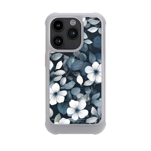 Apple iPhone 15 Pro NIVOmax Blaue Negativblumen mit KI