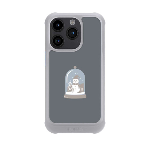 Apple iPhone 15 Pro NIVOmax Minimalist Snow Globe with Snowman