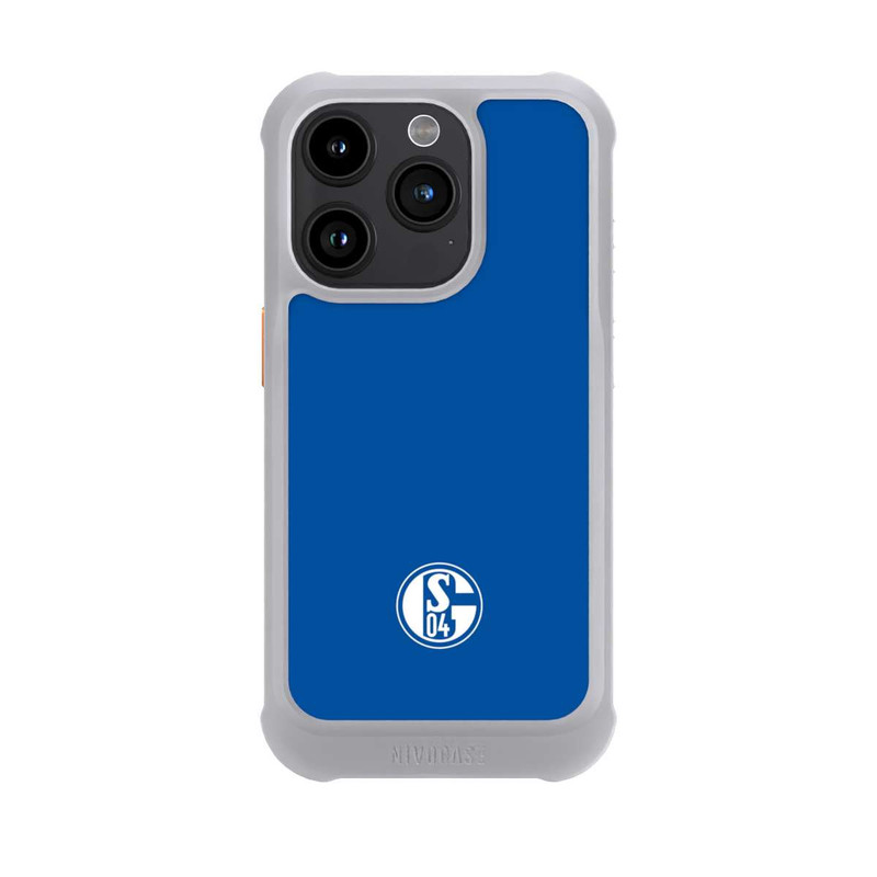 iPhone 15 Pro NIVOmax FC Schalke 04 Logo Blau
