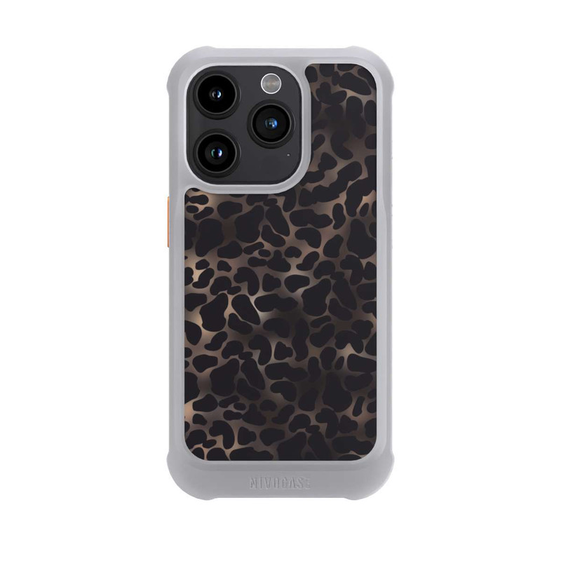 iPhone 15 Pro NIVOmax Leo-Muster dunkel