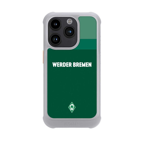 Apple iPhone 15 Pro NIVOmax Werder Bremen Schriftzug Raute