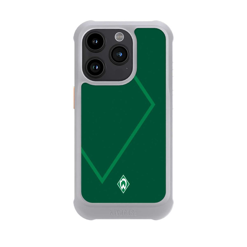 iPhone 15 Pro NIVOmax Werder Grün Rautenelement