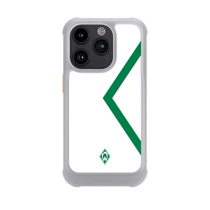 iPhone 15 Pro NIVOmax Werder Bremen Rautenelement Grün
