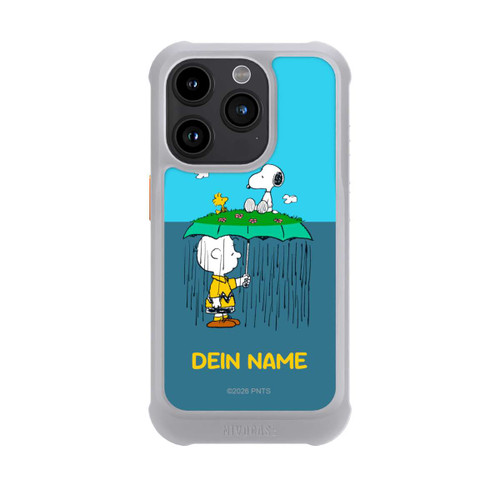 Apple iPhone 15 Pro NIVOmax Charlie Brown Regen Personalisierbar
