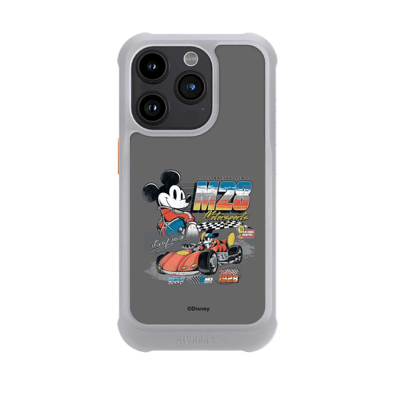 iPhone 15 Pro NIVOmax Micky Maus Rennfahrer Auto M28