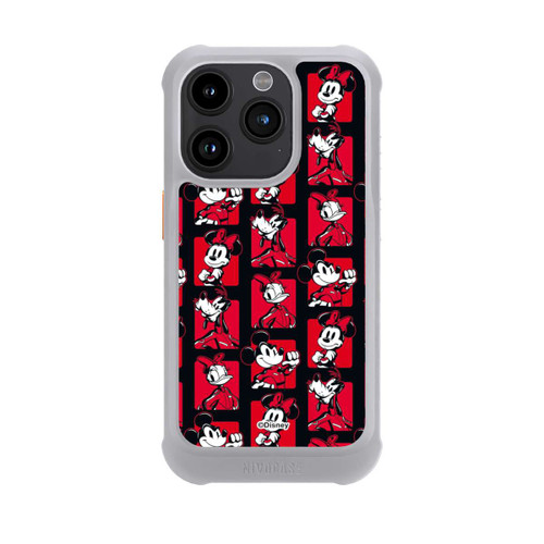 Apple iPhone 15 Pro NIVOmax Micky Maus Racing Muster Rot