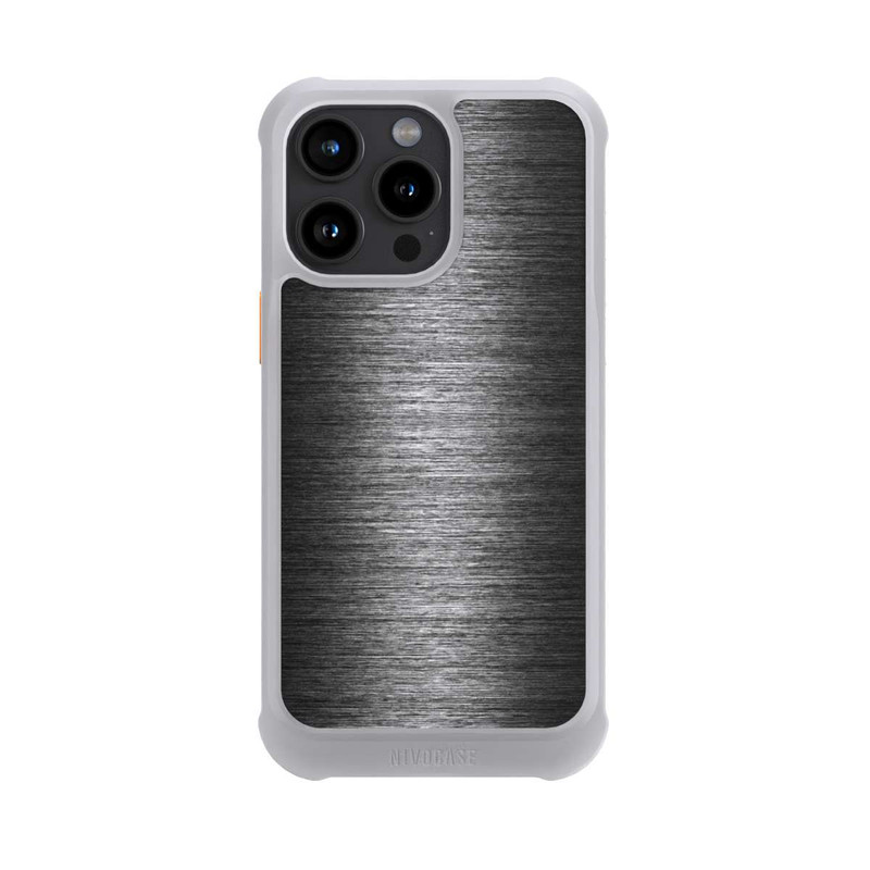 iPhone 15 Pro Max NIVOmax Aspect Métallique Anthracite
