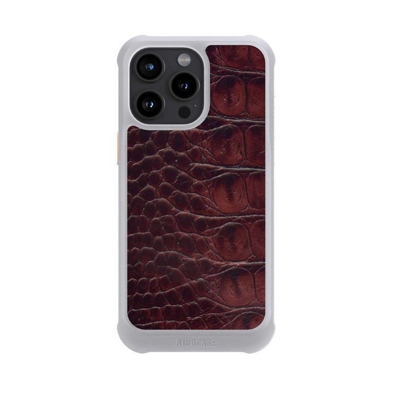 iPhone 15 Pro Max NIVOmax Cuir de Crocodile