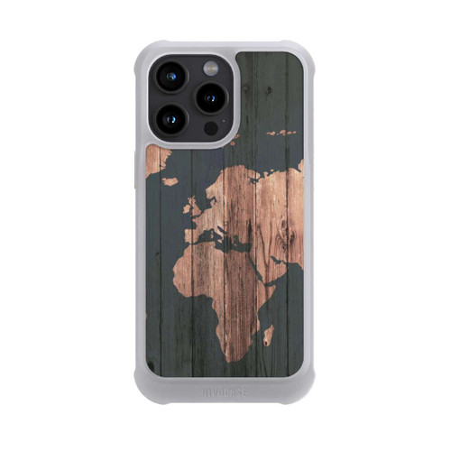 Apple iPhone 15 Pro Max NIVOmax Wooden World Map
