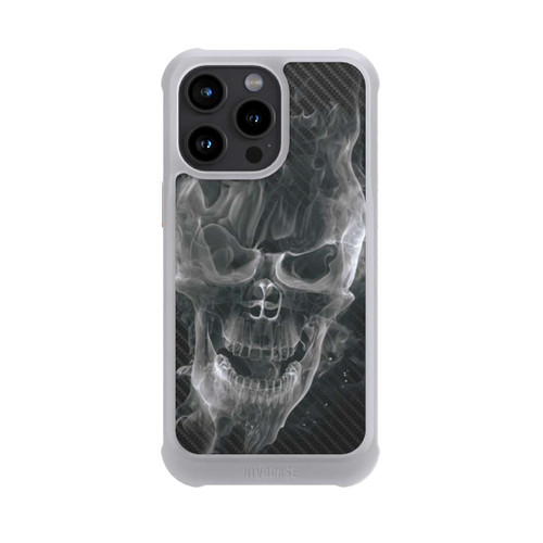 Apple iPhone 15 Pro Max NIVOmax rauchender Totenkopf Carbon