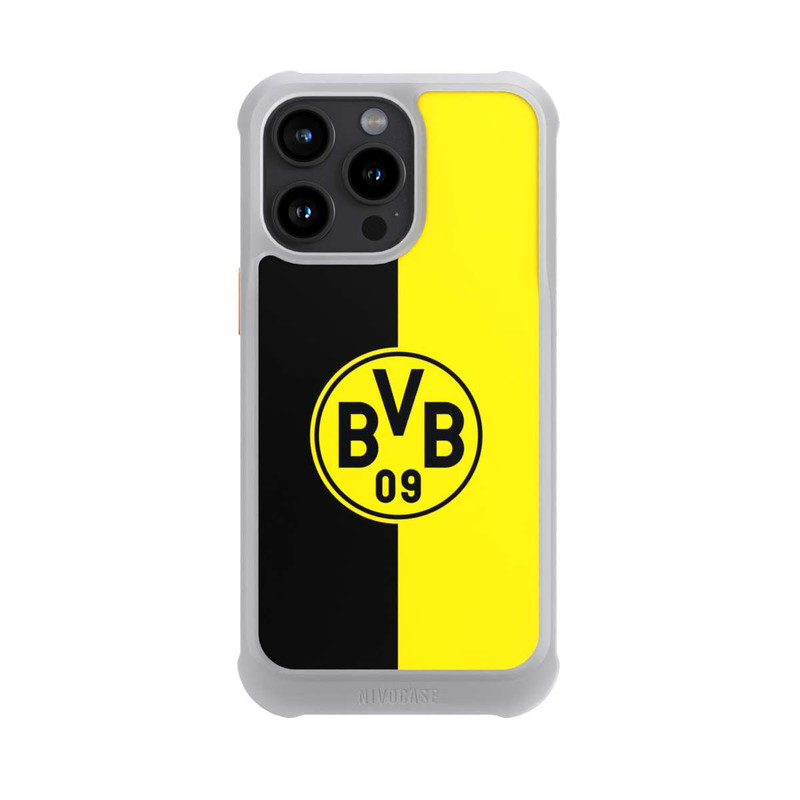 iPhone 15 Pro Max NIVOmax BVB Schwarz / Gelb