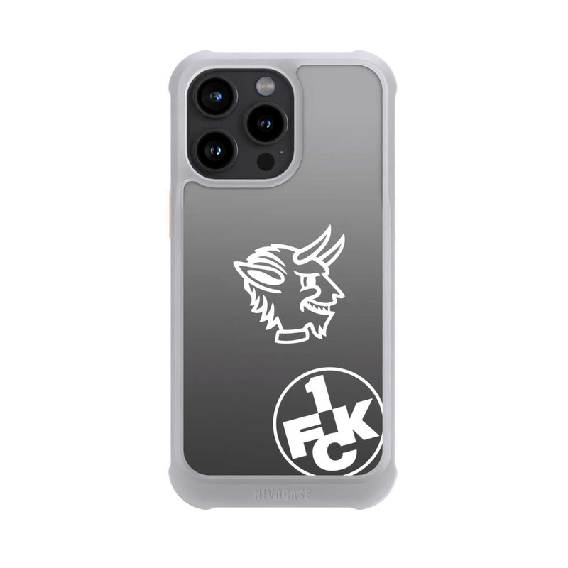 iPhone 15 Pro Max NIVOmax Teufelskopf FCK auf Schwarz
