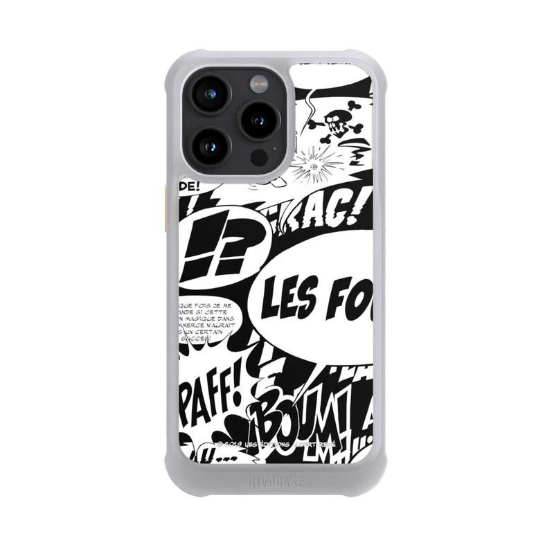 iPhone 15 Pro Max NIVOmax Sprechblasen Asterix Schwarz