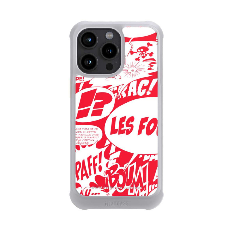 iPhone 15 Pro Max NIVOmax Sprechblasen Asterix Rot