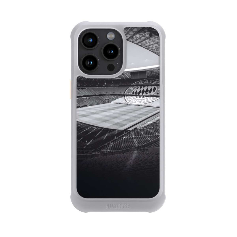 iPhone 15 Pro Max NIVOmax Stadion FC Bayern - Black White
