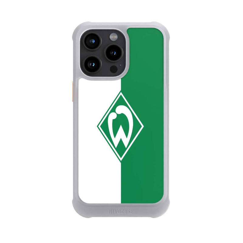 iPhone 15 Pro Max NIVOmax Weiß-Grün - Werder Bremen
