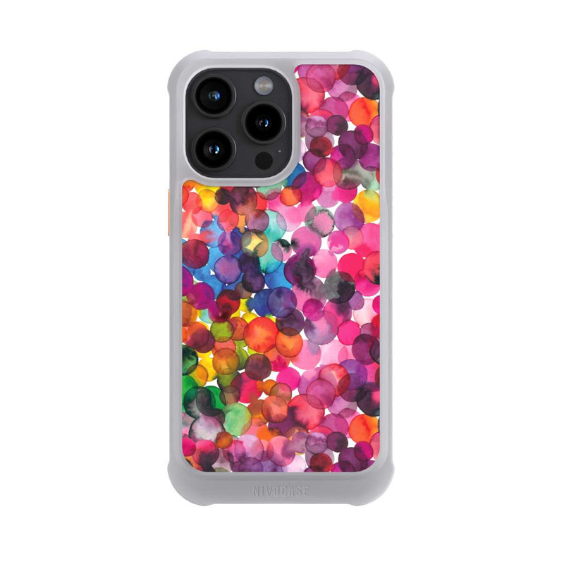 iPhone 15 Pro Max NIVOmax Overlapped Watercolor Dots