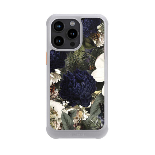 Apple iPhone 15 Pro Max NIVOmax Dunkle Mitternachts Barock Vintage Blumen