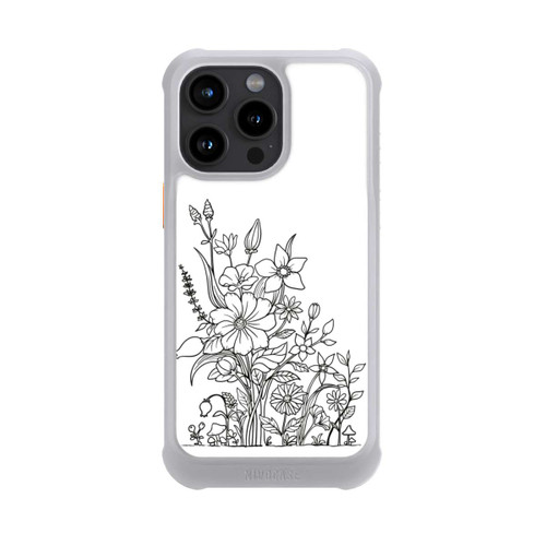 Apple iPhone 15 Pro Max NIVOmax Flowers Line Art