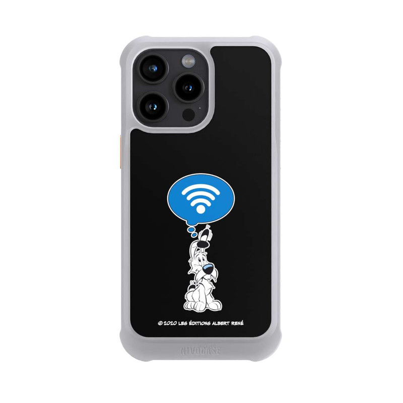 iPhone 15 Pro Max NIVOmax Idefix W-LAN - Schwarz Hintergrund