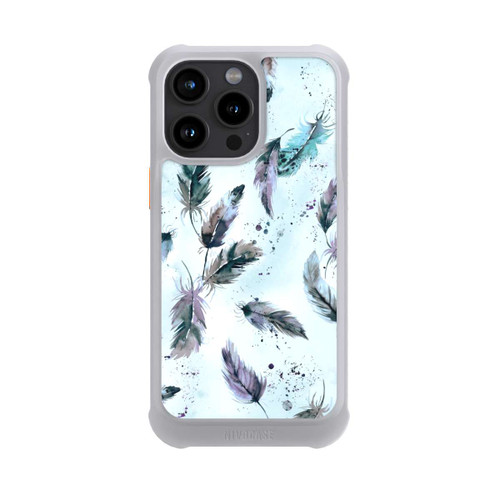 Apple iPhone 15 Pro Max NIVOmax Magische Federn Sanftes Blau
