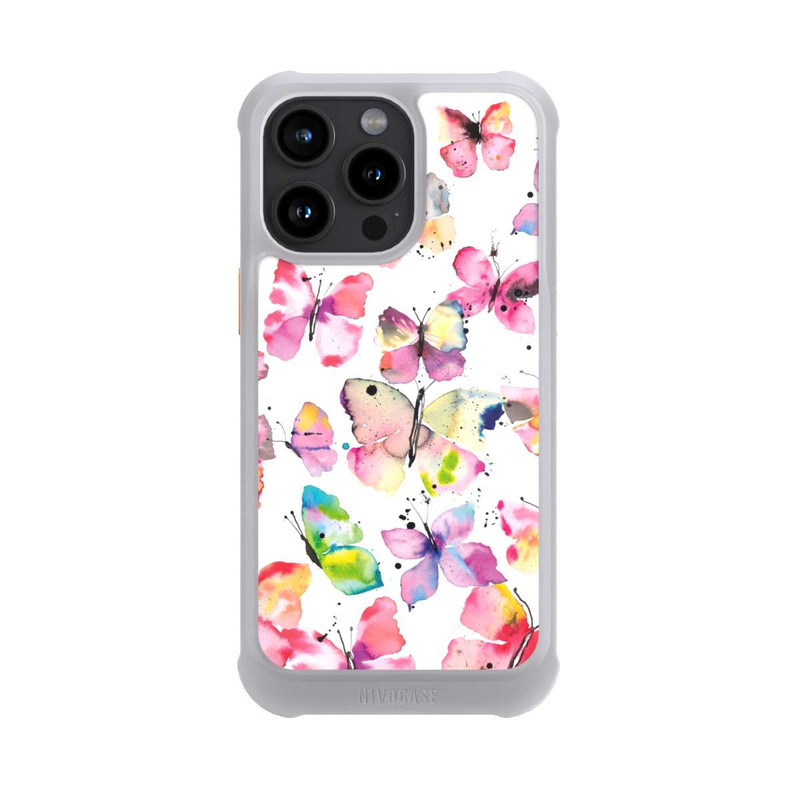 iPhone 15 Pro Max NIVOmax Aquarell Frühlingsschmetterlinge