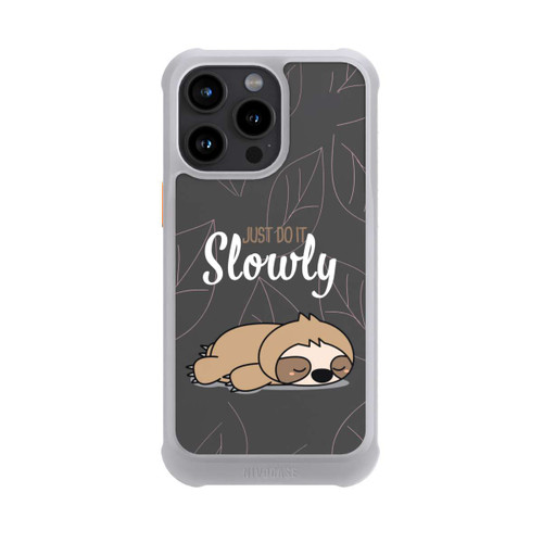Apple iPhone 15 Pro Max NIVOmax Just Do It Slowly Sloth Grey