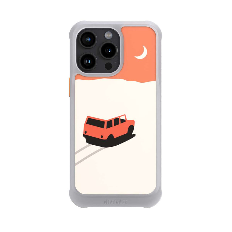 iPhone 15 Pro Max NIVOmax Auto in der Wüste