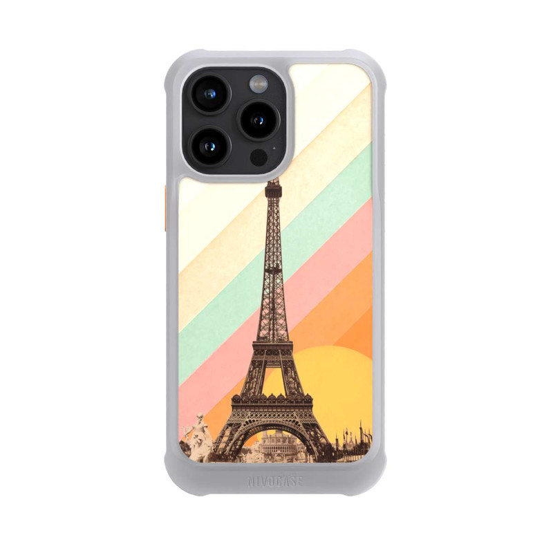 iPhone 15 Pro Max NIVOmax Eiffelturm Regenbogen