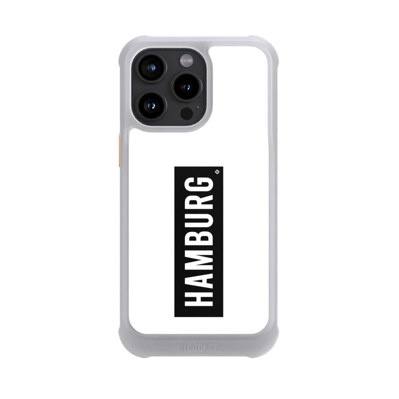 iPhone 15 Pro Max NIVOmax HSV Hamburg Schwarz Weiss